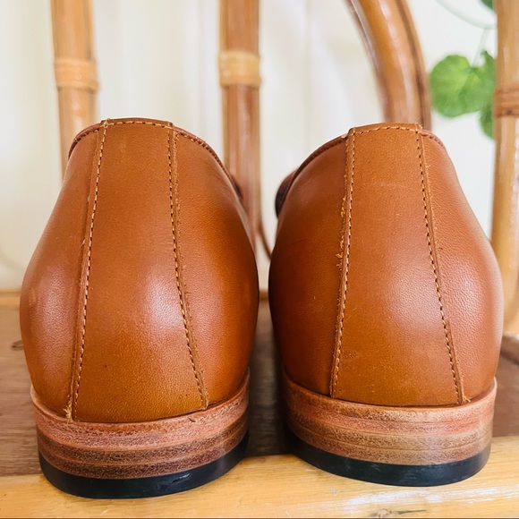 🌱 BARED Sz 41 ‘Mercury’ Tan Loafers - As New - Comfort - Leather - Picture 8 of 10